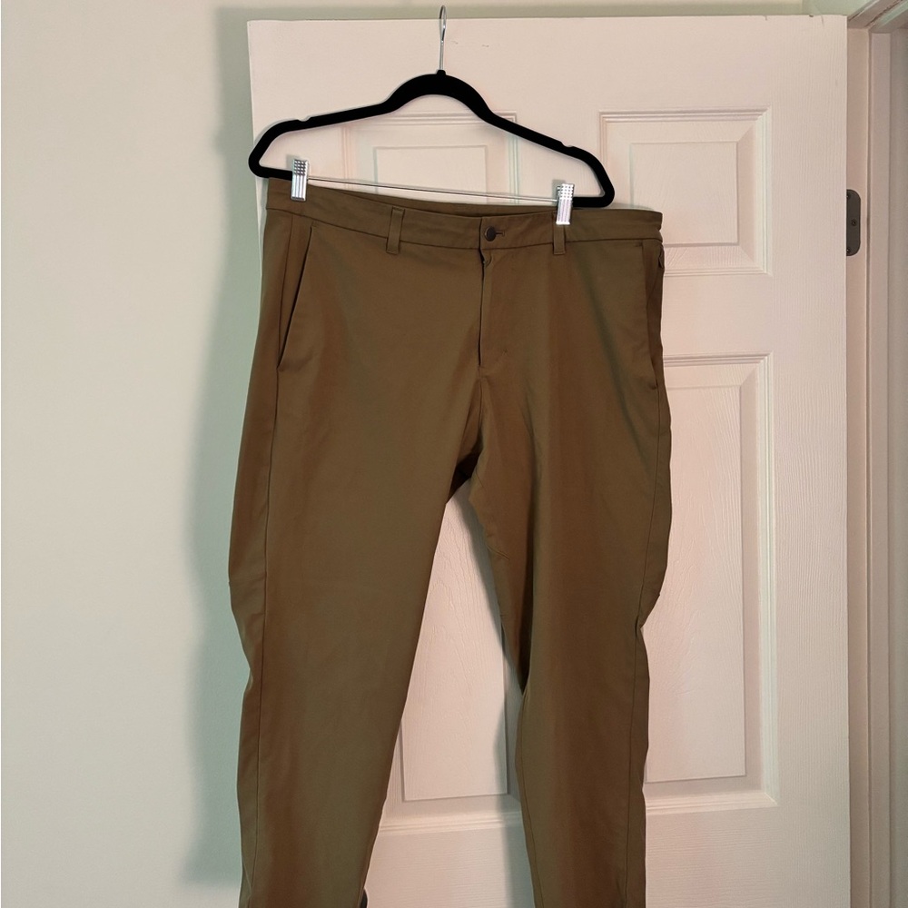 Lululemon Athletica Tan Chinos Tapered Fit